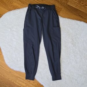 Med Couture Grey Jogger Scrub Pants, Womens Size Extra Small